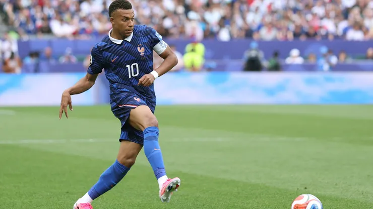 Mbappé balançou as redes na partida contra o Iraque. Foto: Kevin C. Cox/Getty Images