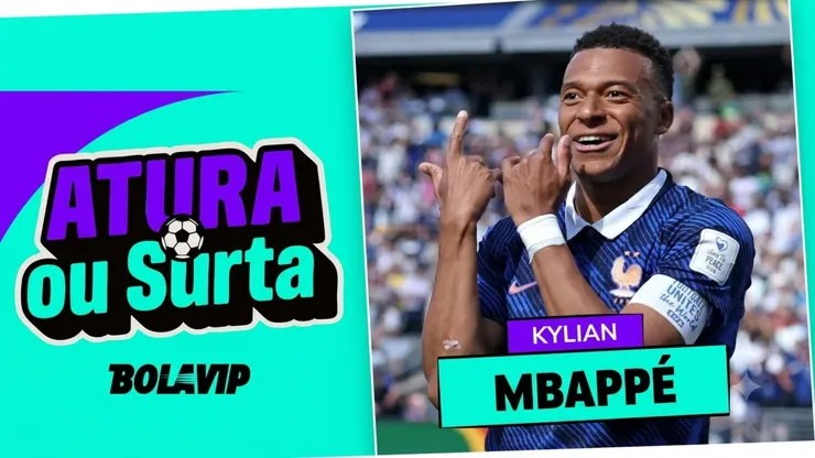 Kylian Mbappé brilha mais uma vez na Copa do Mundo.