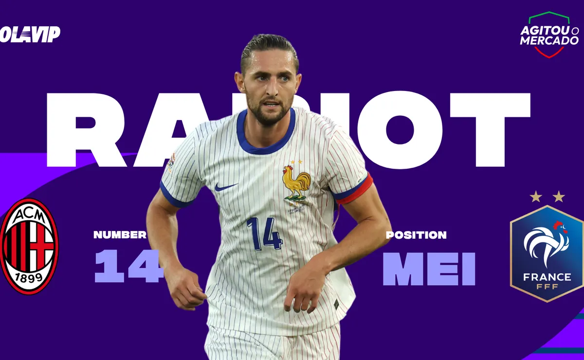 Agitou o mercado: Rabiot comandou o meio de campo da França e custa R$ 105,7 milhões