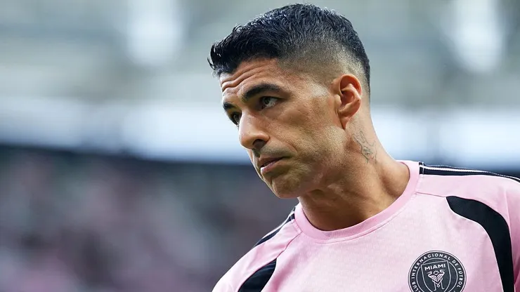 Luis Suárez, camisa 9 do Inter Miami. (Photo by Rich Storry/Getty Images)