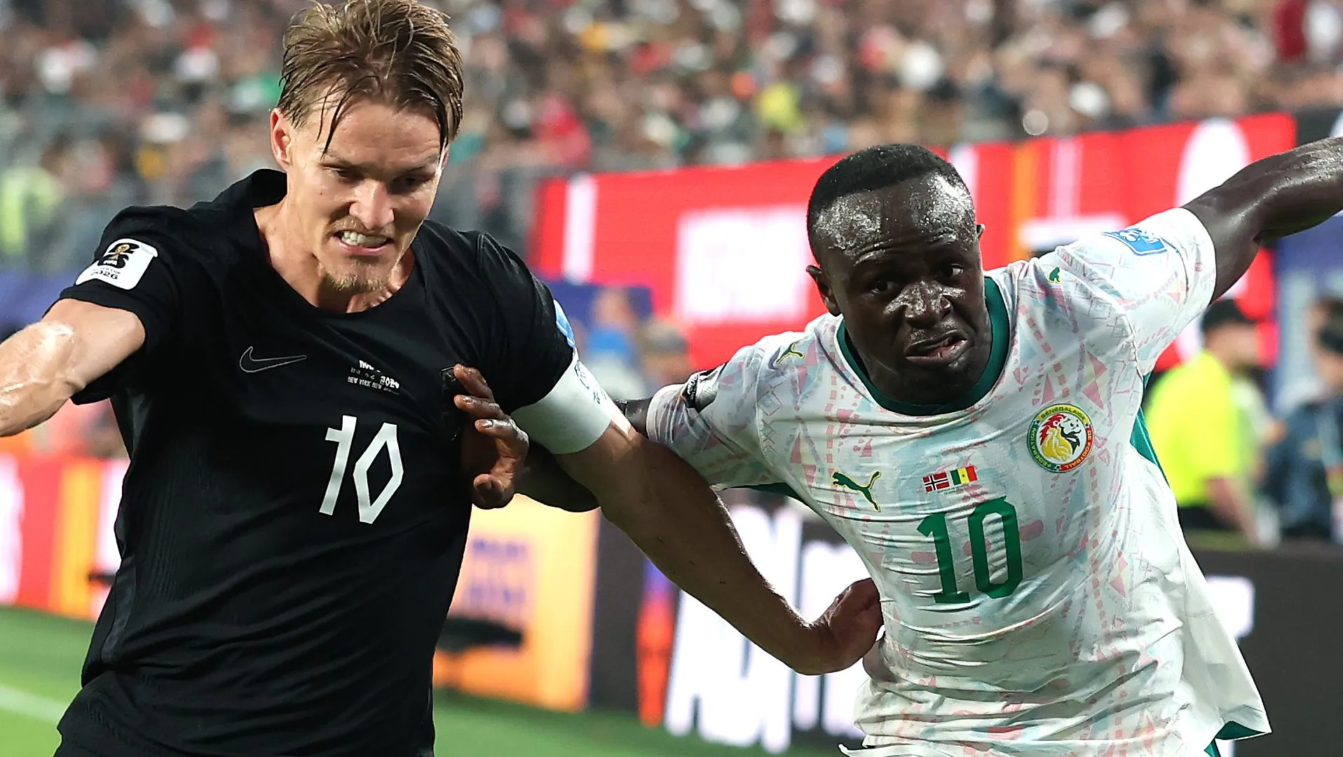 Noruega e Senegal fizeram um dos duelos mais aguardados da fase de grupos da Copa do Mundo (Photo by Al Bello/Getty Images)