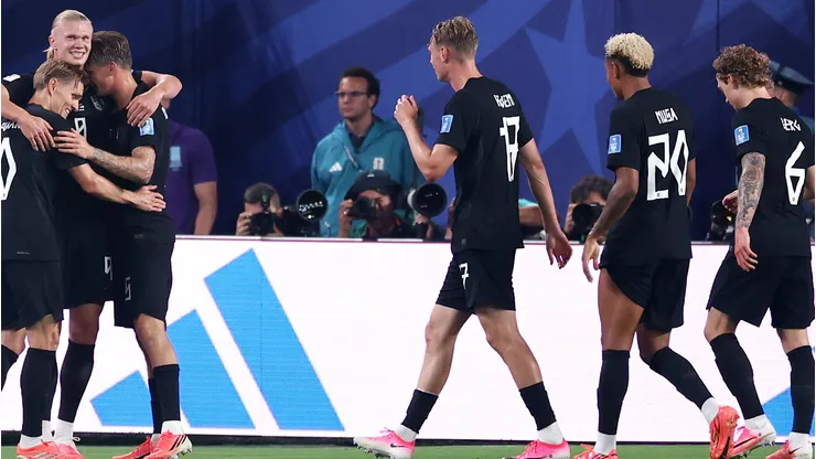 Haaland comemora mais um gol marcado em Copas do Mundo (Photo by Buda Mendes)