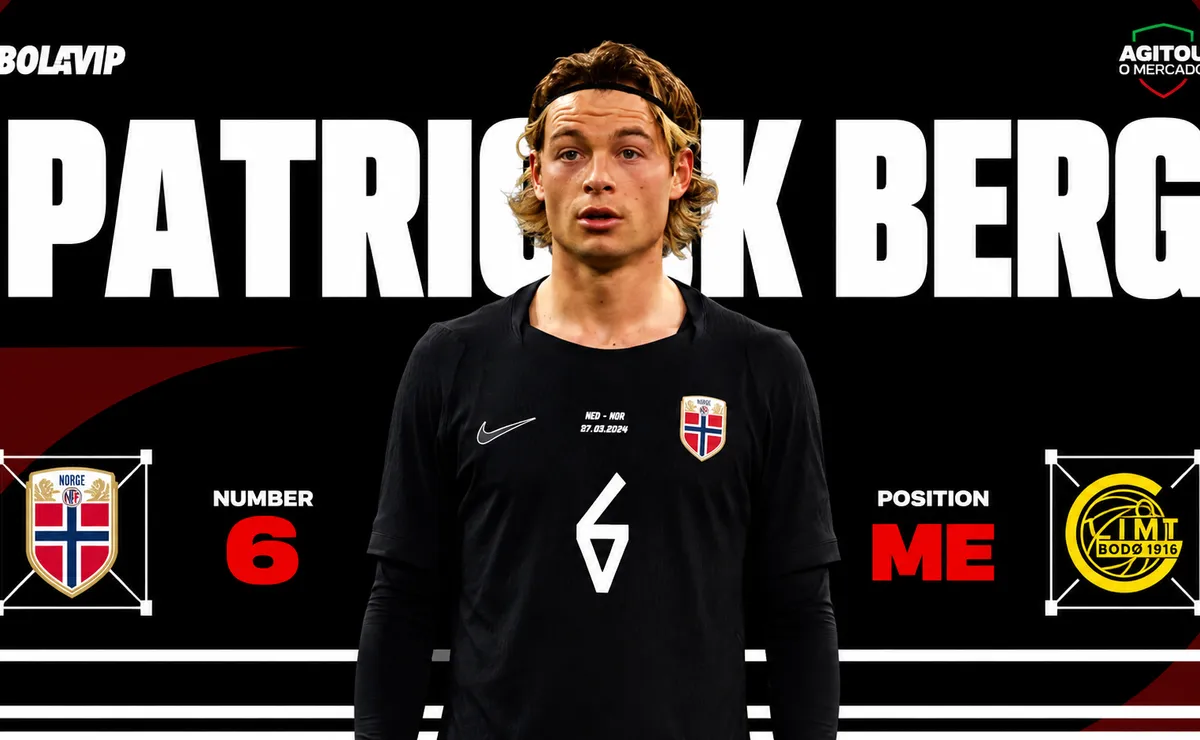 Agitou o mercado: Patrick Berg brilha com Haaland na Noruega e custa apenas R$ 48 milhões