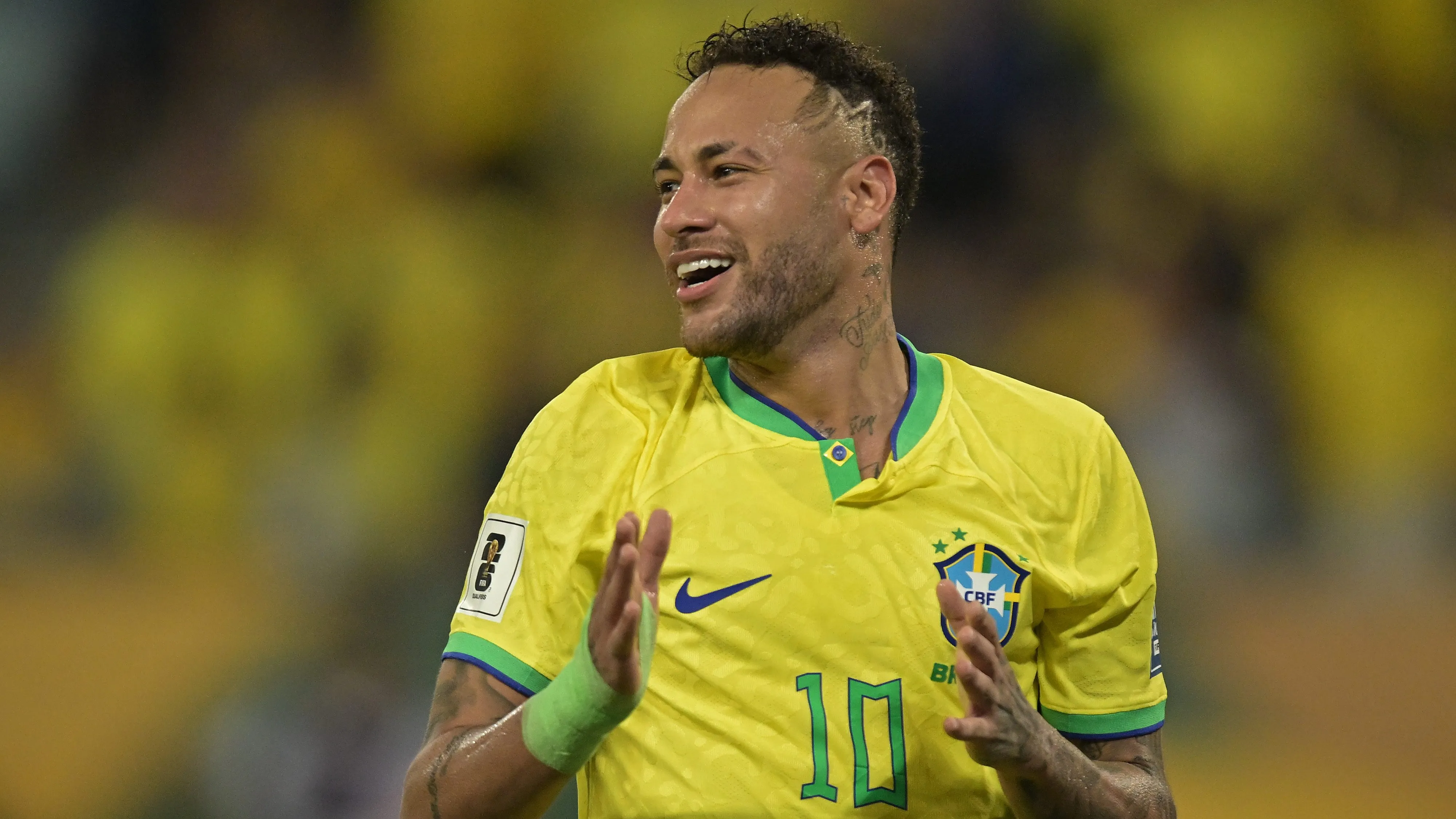 Neymar em campo pela Seleção Brasileira. (Photo by Pedro Vilela/Getty Images)