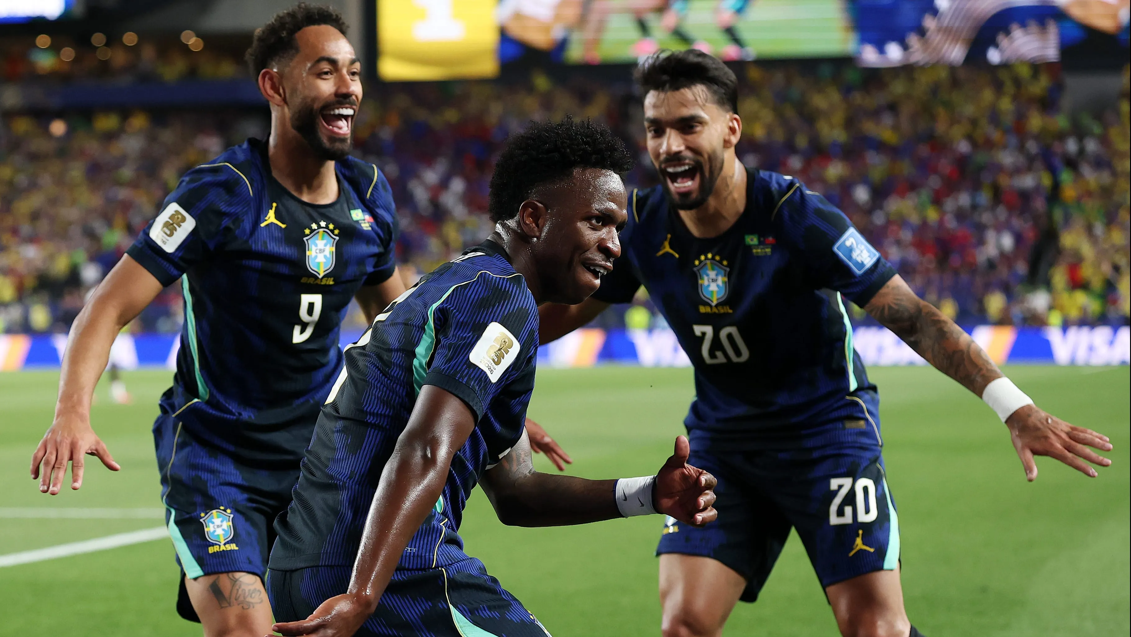Jogadores comemoram os gols com dancinhas - (Photo by Dan Mullan/Getty Images).