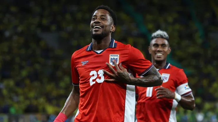 Panamá em jogo no Maracanã contra o Brasil.