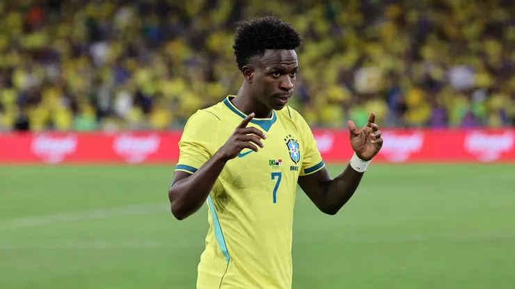 Vini Jr. é a esperança do Brasil contra a Escócia - Foto: Wagner Meier/Getty Images