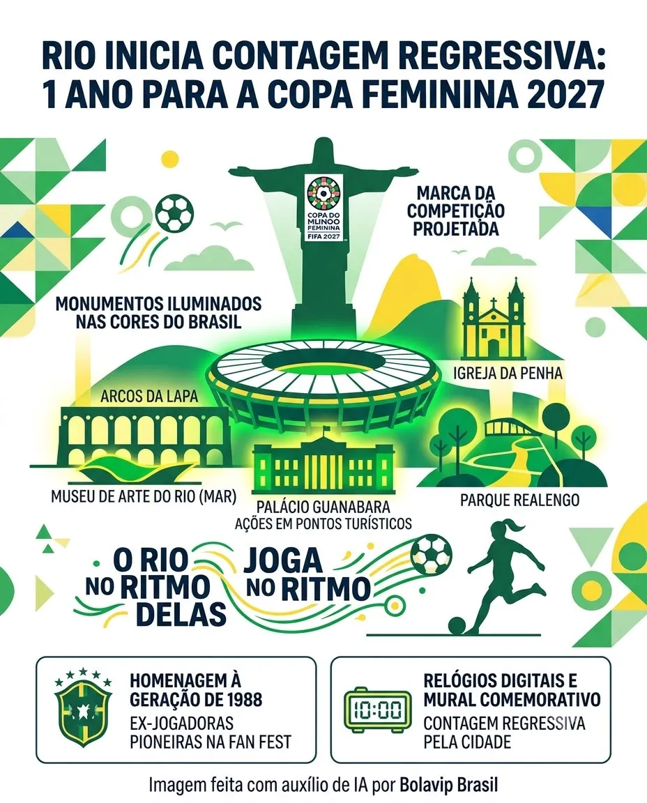 Infográfico gerado pelo Gemini AI/Bolavip Brasil