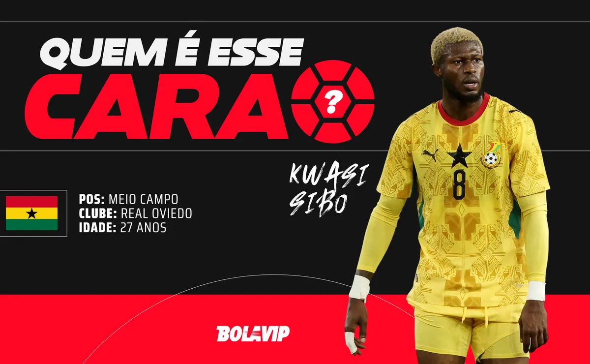 Quem é esse cara? Kwasi Sibo para Inglaterra e vira destaque de Gana na Copa do Mundo