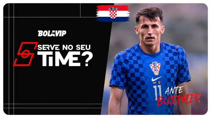 Budimir, atacante da Croácia em partida, pela Copa do Mundo (Foto: Jurij Kodrun/Getty Images)