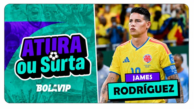 James Rodriguez - atura ou surta - Foto: IMAGO / Sports Press Photo