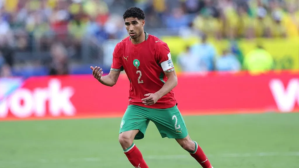 Achraf Hakimi está no Top três, mas é o único gringo entre os Brasileiros no Top 7 – (Photo by Kevin C. Cox/Getty Images)