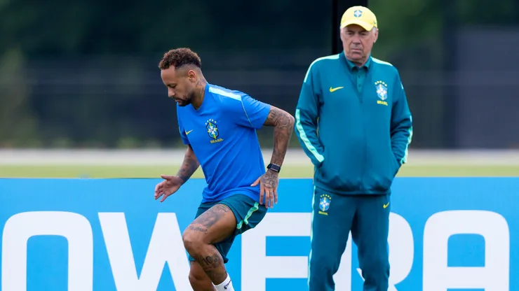 ESTADOS UNIDOS - NOVA JERSEY - 23/06/2026 - SELECAO BRASILEIRA, TREINO - Neymar Jr jogador do Selecao Brasileira durante treino no Centro de Treinamento CT Columbia Park. Foto: Rodolfo Buhrer/AGIF