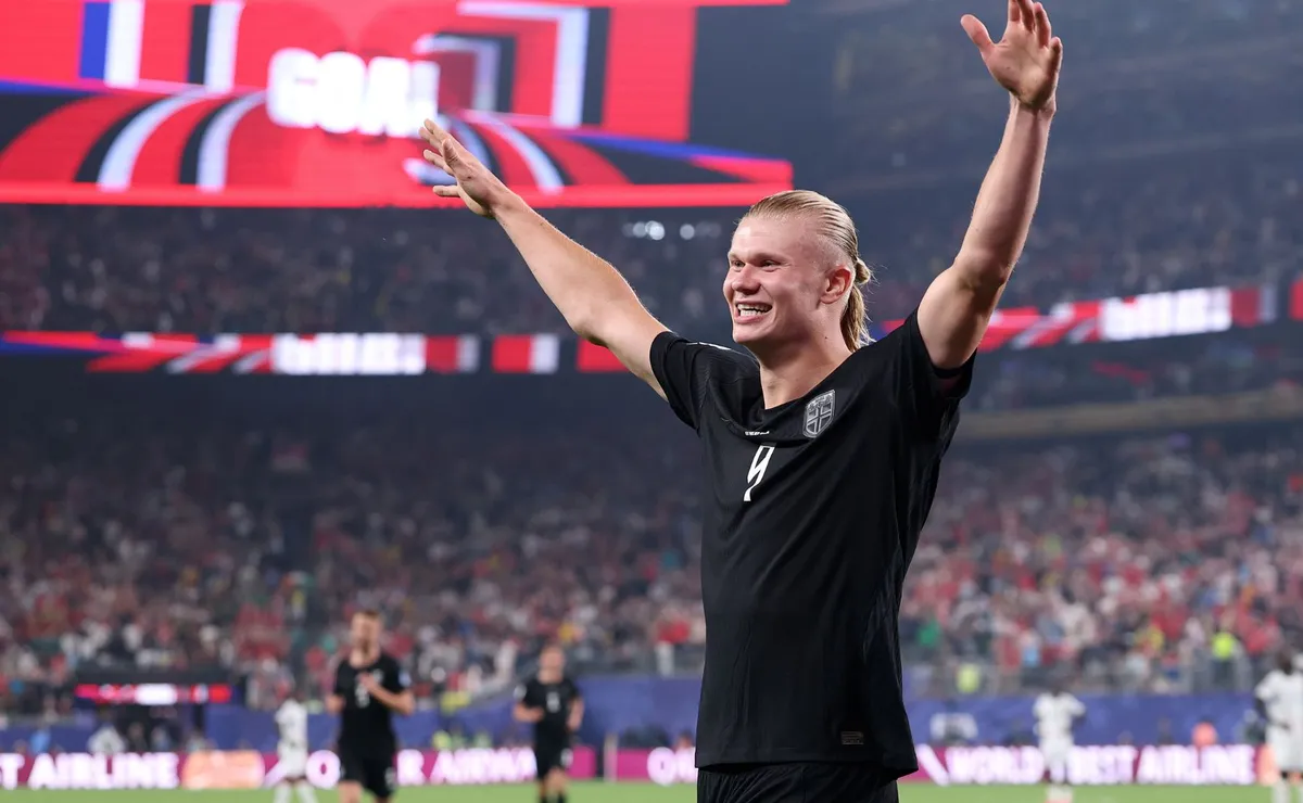 Haaland supera Messi e Mbappé em eficácia na Copa, mas brasileiro ameaça o topo