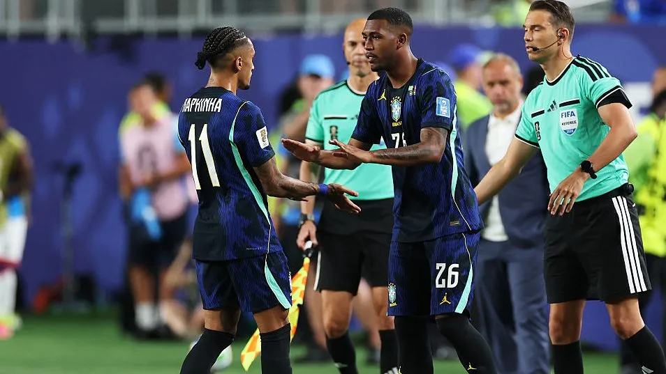 Raphinha na Seleção Brasileira. Foto: Dan Mullan/Getty Images