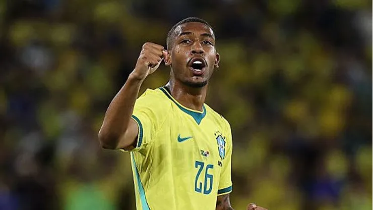 Rayan pela Seleção. Foto: Wagner Meier/Getty Images