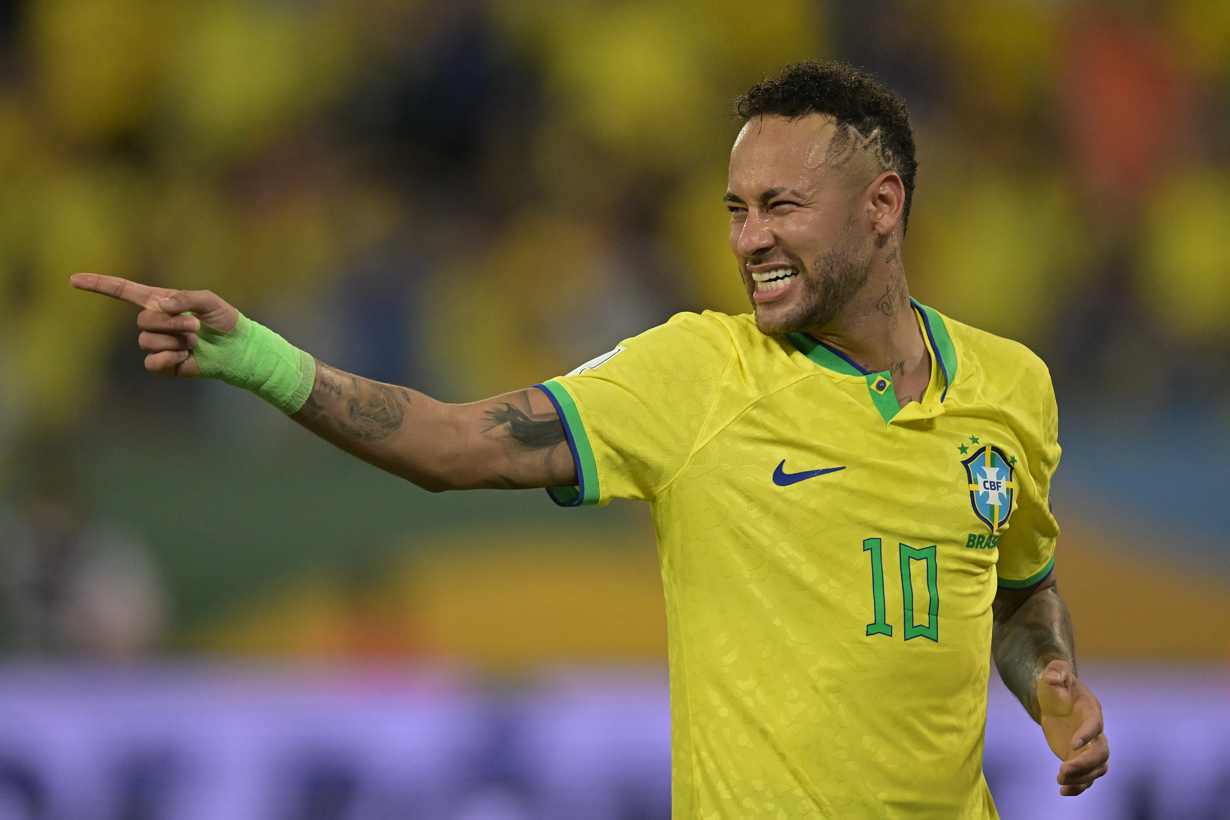 Neymar, camisa 10 do Brasil. (Foto: Pedro Vilela/Getty Images)