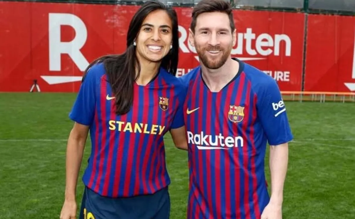 Andressa Alves relembra convivência com Messi e destaca apoio ao futebol feminino no Barcelona