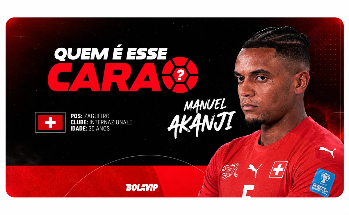 Quem é esse cara? Akanji lidera a defesa da Suíça e se destaca na Copa do Mundo