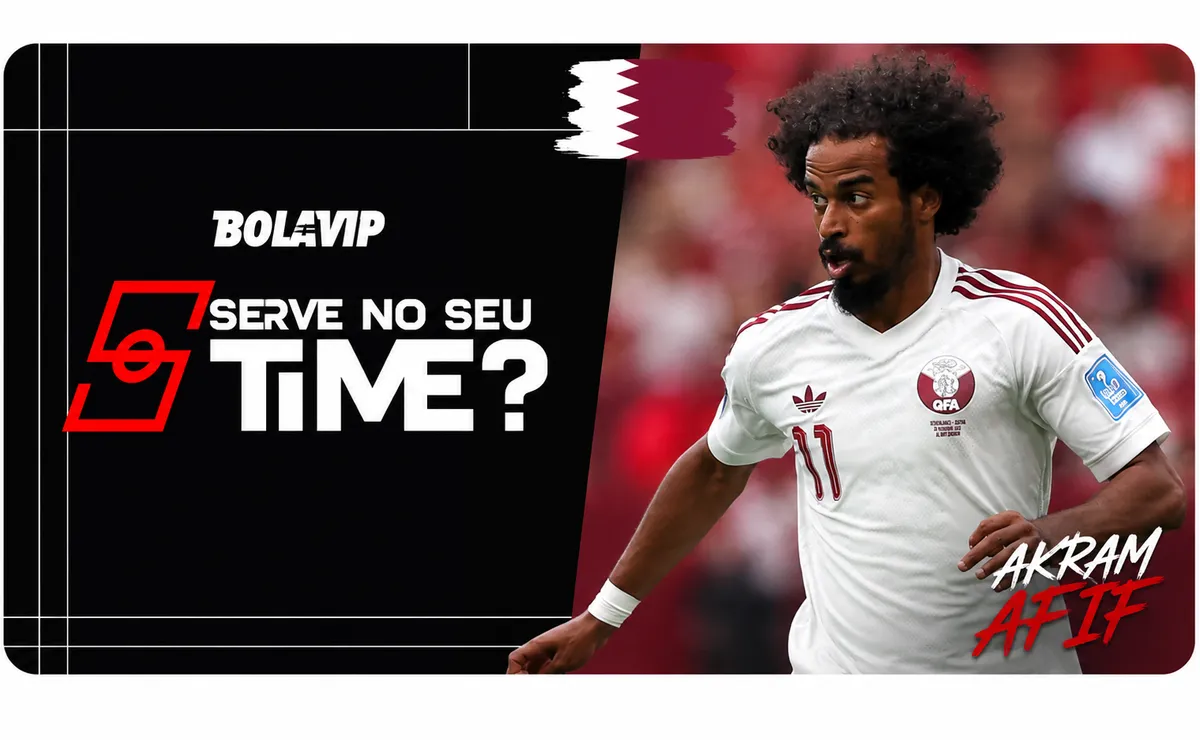 Akram Afif vira assunto na Copa do Mundo e atacante do Catar é avaliado em R$ 47 milhões
