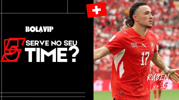 Rúben Vargas, atuando pela Suiça. (Foto: Alex Grimm/Getty Images)