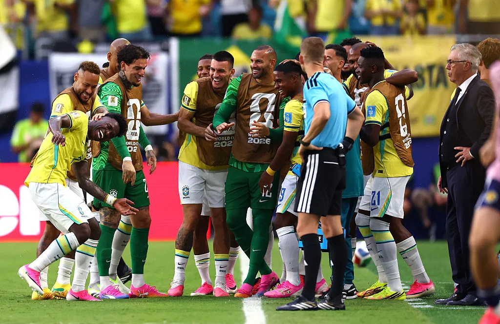 Escócia x Brasil. (Photo by Megan Briggs/Getty Images)