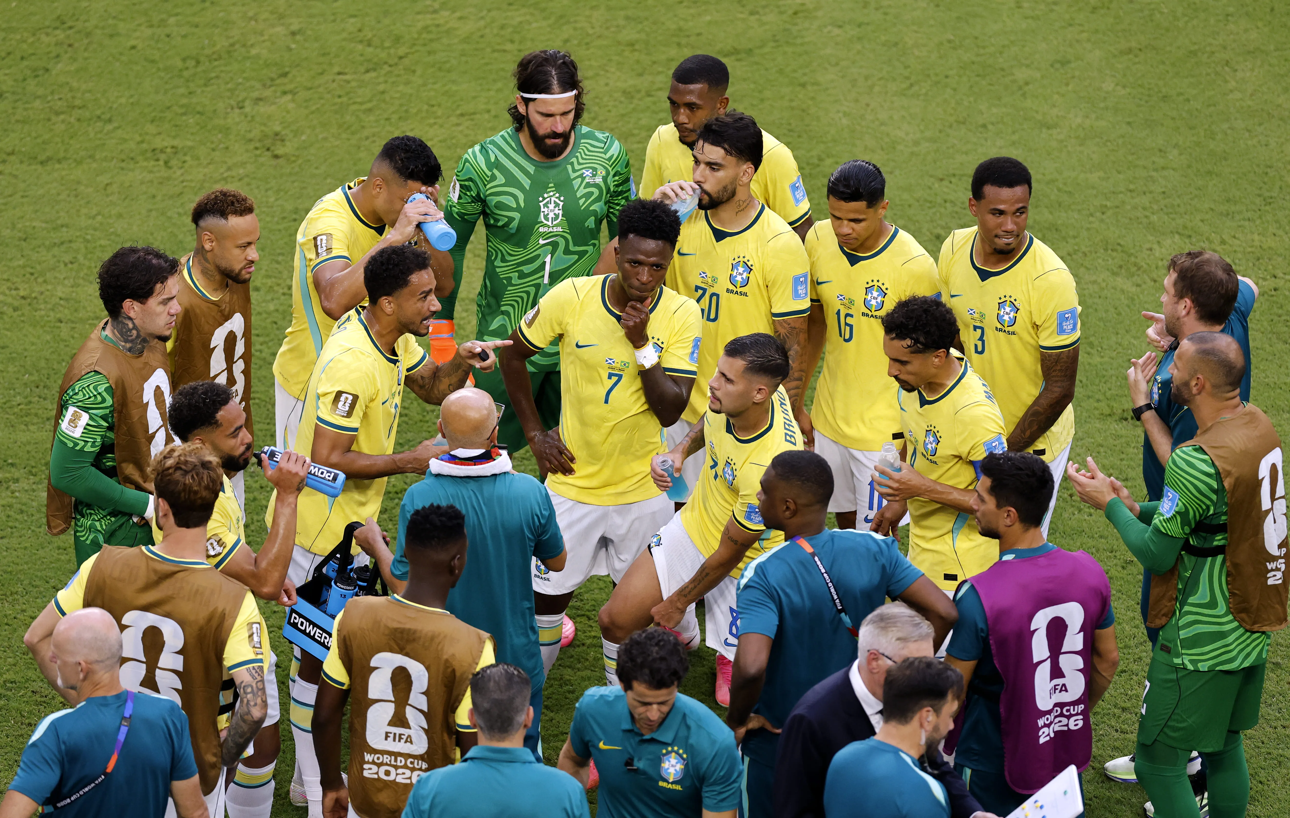 Brasil produziu melhor atuação tatica e tecnicamente na Copa e fez 3 a 0 nos escoceses – Foto: Getty Images