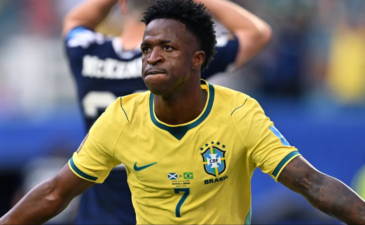 Brasil sempre venceu a Copa do Mundo quando o mesmo jogador marcou em todos jogos da fase de grupos