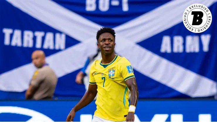 Vini Jr. ressalta evolução tática da Seleção Brasileira contra a Escócia. Foto: Rodolfo Buhrer/AGIF