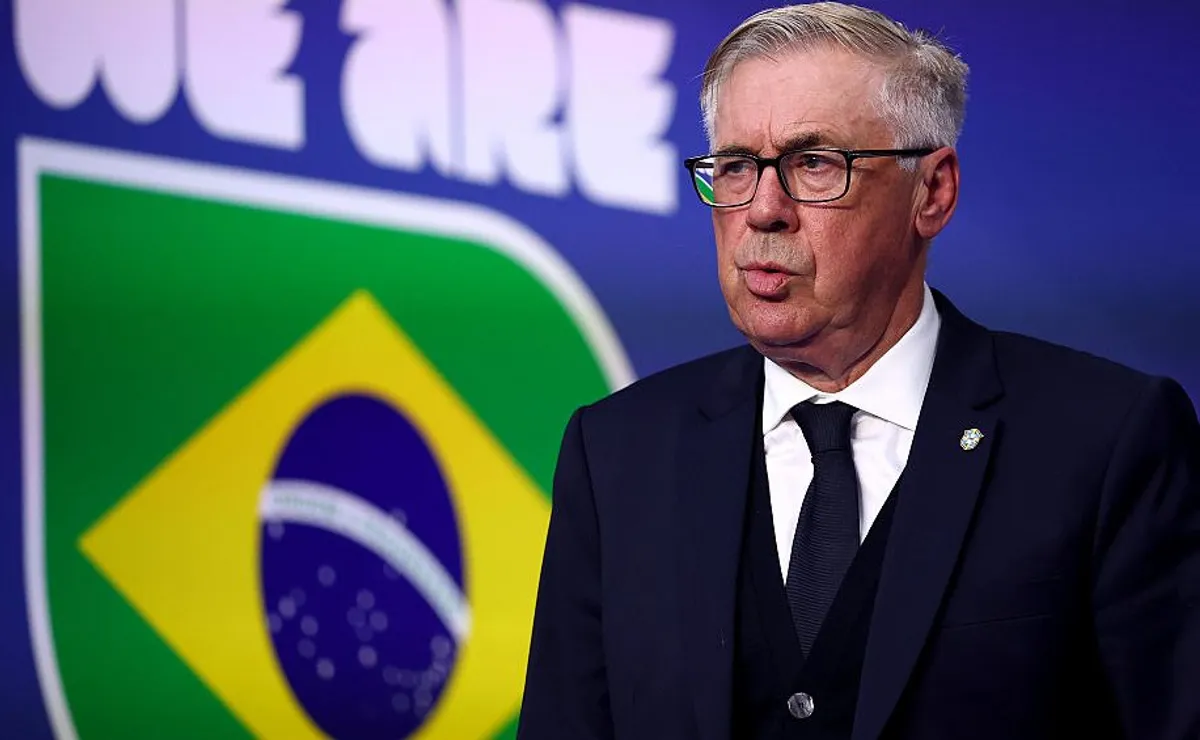 Ancelotti define ponto fraco da Seleção Brasileira e foca em velocidade na troca de passes