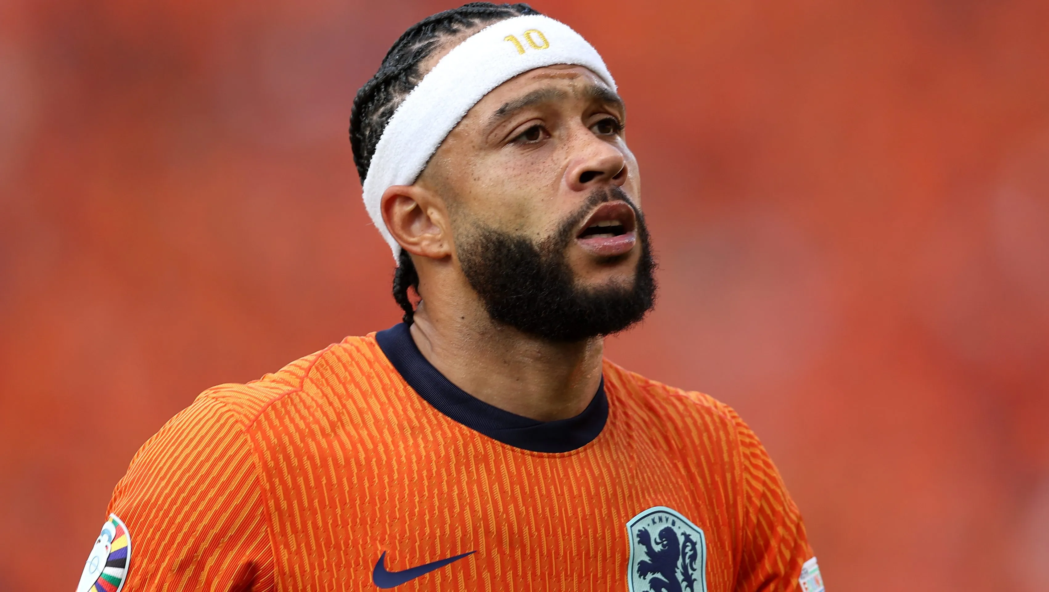 Memphis Depay não vem sendo titular da Holanda - (Photo by Julian Finney/Getty Images).