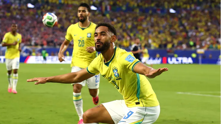 Matheus Cunha pela Seleção. (Photo by Robert Cianflone/Getty Images)
