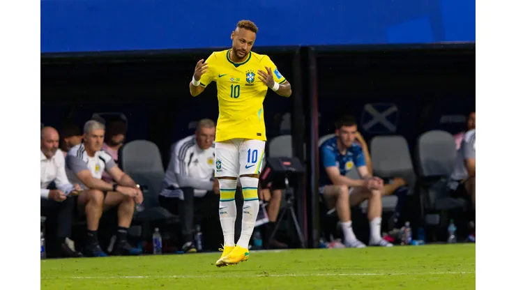 ESTADOS UNIDOS - MIAMI - 24/06/2026 - COPA DO MUNDO 2026, BRASIL X ESCOCIA - Neymar Jr jogador do Brasil entra em campo durante partida contra o Escocia no estadio Miami pelo campeonato Copa Do Mundo 2026. Foto: Rodolfo Buhrer/AGIF