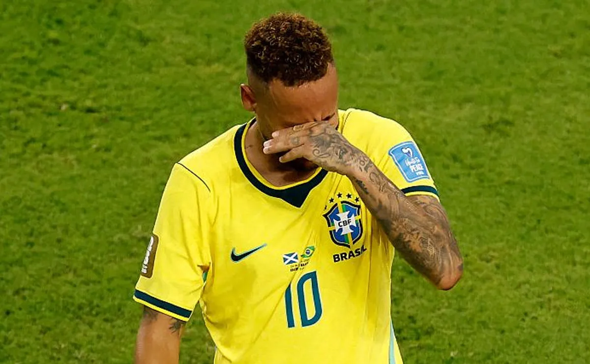 Neymar teve a menor velocidade entre jogadores de linha do Brasil em duelo contra Escócia