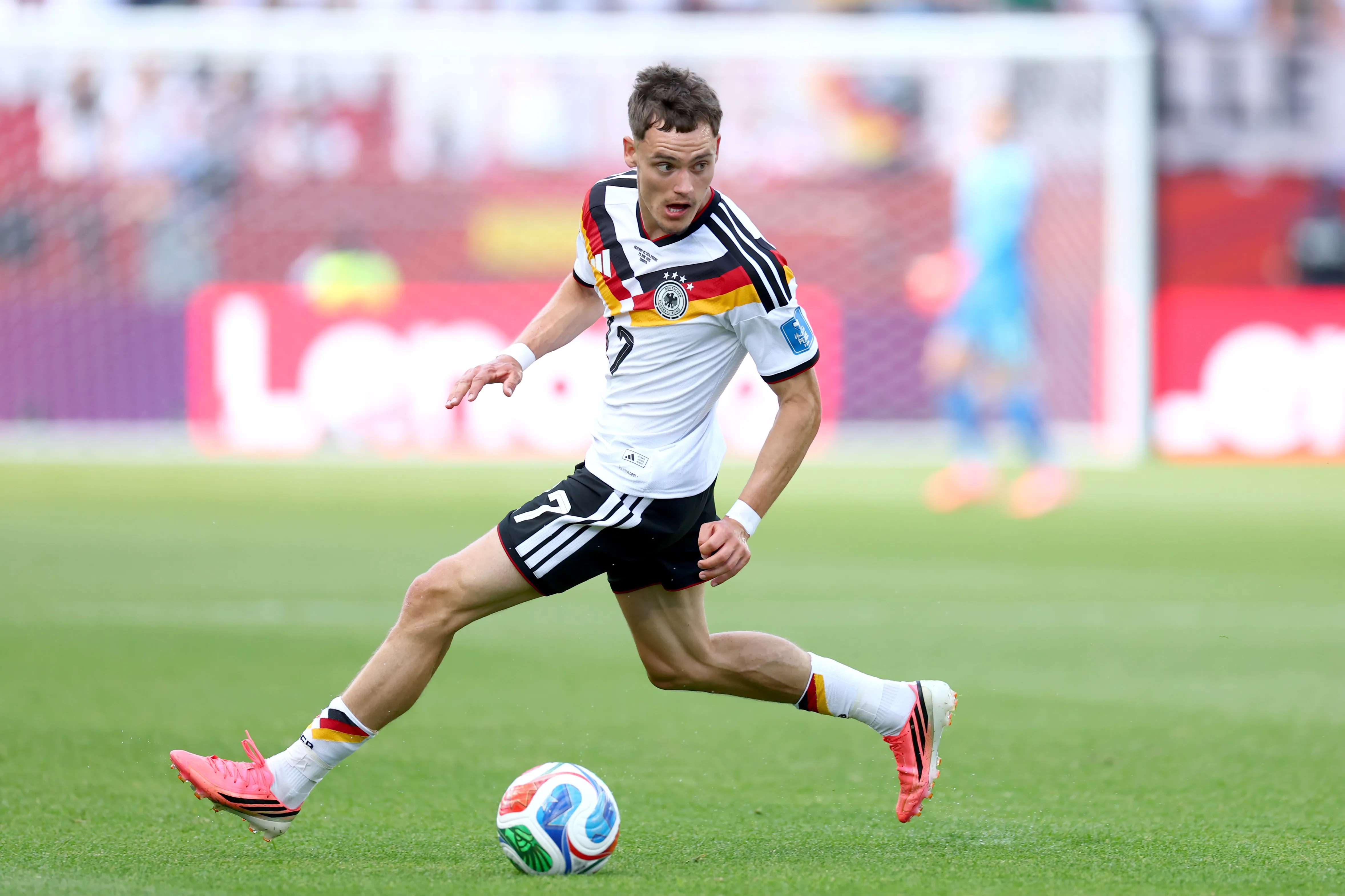 TORONTO, ONTARIO – JUNE 20: Kai Havertz #7 of Germany controls the ball during the FIFA World Cup 2026 Group E match between Germany and Cote D’Ivoire at Toronto Stadium on June 20, 2026 in Toronto, Ontario. (Photo by Robert Cianflone/Getty Images)
