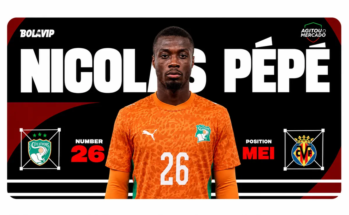 Agitou o Mercado: Nicolas Pépé marca dois pela Costa do Marfim e garante africanos no mata-mata