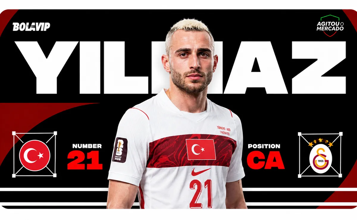 Agitou o mercado? Baris Yilmaz ganha destaque na Copa e pode movimentar janela europeia
