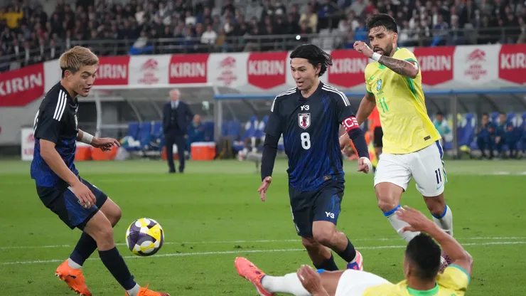 Lance do último amistoso entre as seleções