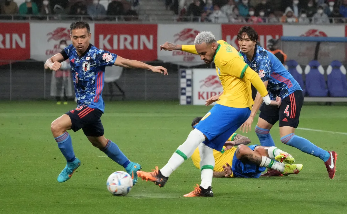 Com nove gols sofridos, Japão é a maior vítima de Neymar com a camisa da Seleção Brasileira