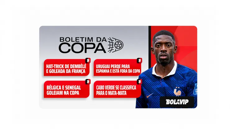 Dembélé, atacante da Seleção Francesa