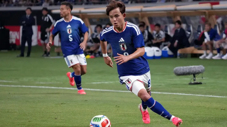 Contra o Brasil, Japão pode ter a volta de Takefusa Kubo, titular absoluto da Seleção Japonesa Foto: Koji Watanabe/Getty Images
