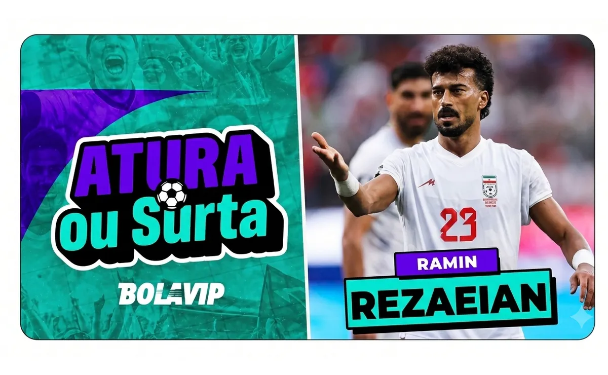 Atura ou surta: Rezaeian brilha de novo e marca mais um gol pelo Irã na Copa do Mundo