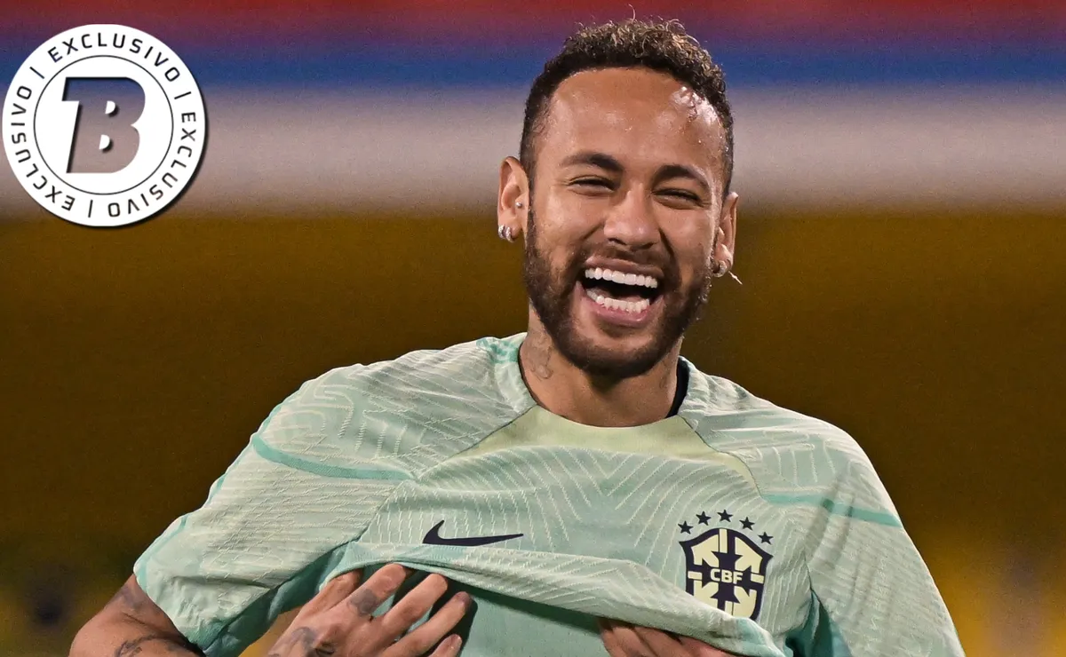 Vídeo: Neymar chama Bruno Guimarães de “Tchuco” em momento descontraído no treino da Seleção Brasileira