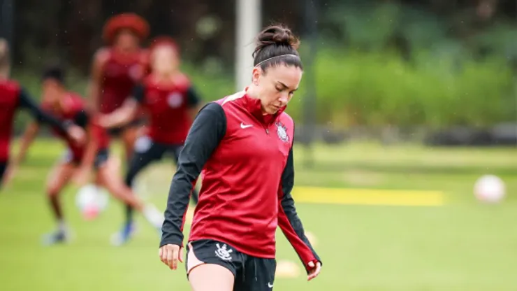 Agustina em treino das Brabas - Foto: Rodrigo Gazzanel/Agência Corinthians