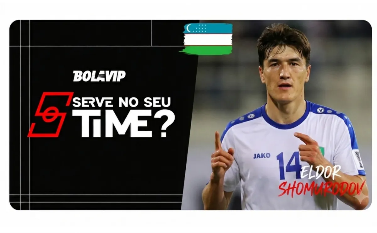 Eldor Shomurodov surge como investimento acessível e confiável para reforçar ataques do futebol brasileiro