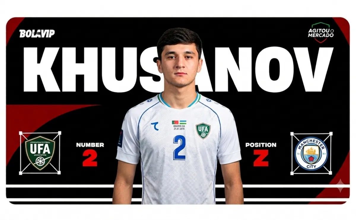 Abdukodir Khusanov brilha pelo Uzbequistão na Copa e confirma evolução no Manchester City aos 22 anos