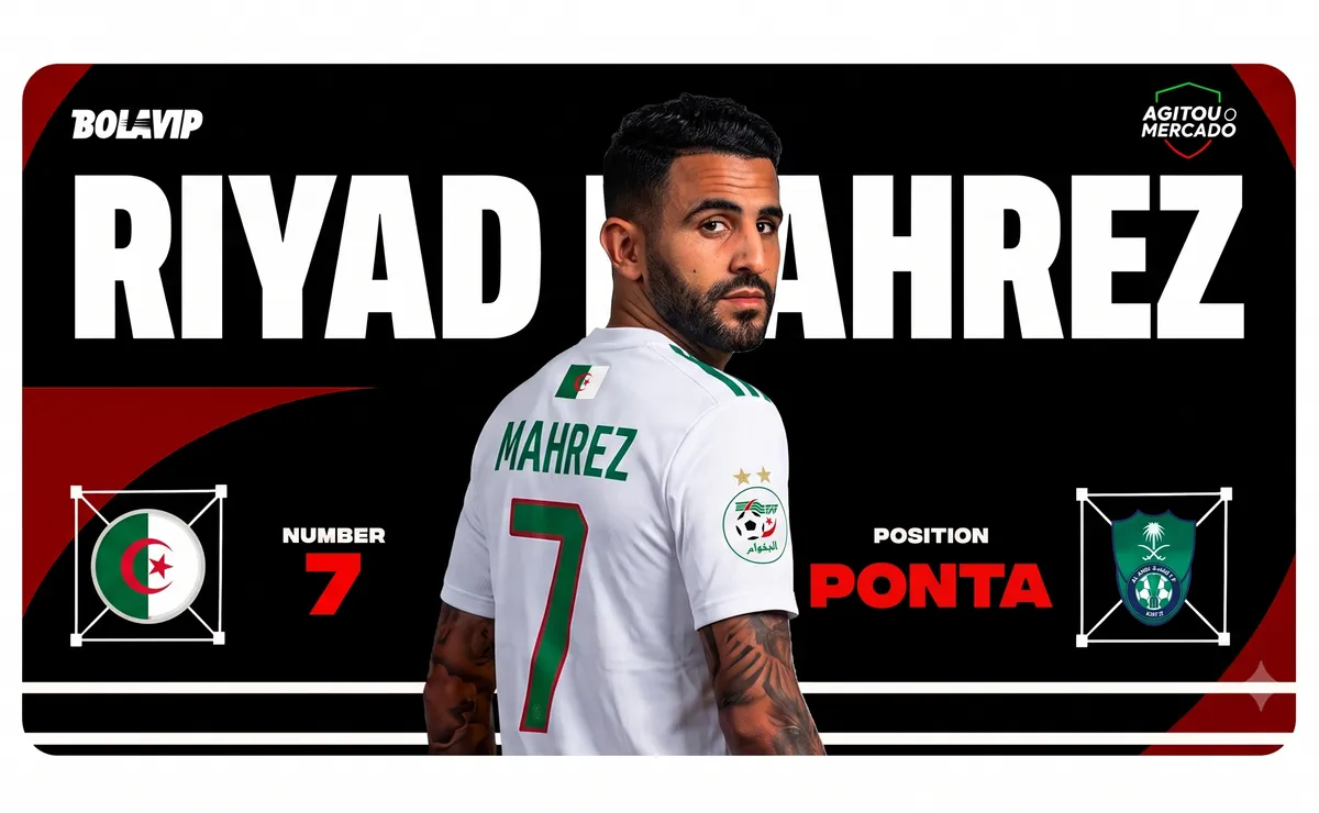 Al-Ahli liga alerta após Mahrez brilhar na Copa e voltar ao radar da Europa