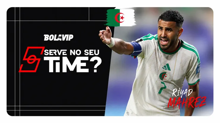 Mahrez foi um dos destaques do empate entre Argélia x Áustria - Foto: Stu Forster/Getty Images