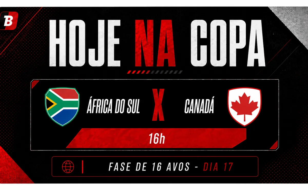 África do Sul x Canadá abre o mata-mata da Copa do Mundo 2026; veja horário e onde assistir