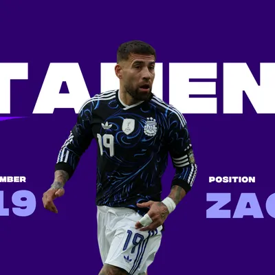 Otamendi brilha em Argentina x Jordânia e lidera defesa
